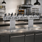 Thumbnail image #2 for Perlick Corporation 4006-16BPC 16-Faucet Bridge Tee Countertop Glycol-Cooled Draft Beer Tower, Polished Chrome