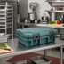 Thumbnail image #3 for Cambro Ultra Pan Carrier Top-Loading Insulated Food Pan Carrier for 1 Full-Size GN Pan, Granite Green