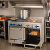Thumbnail image #2 for Comstock-Castle 48-Inch Gas Range with 4 Star Burners, 24-Inch Griddle, and 2 Space-Saver Ovens