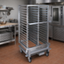 Thumbnail image #2 for Cres Cor Stainless Steel Roll-In Rack with 16 Adjustable Universal Slides for 18 x 26 or 12 x 20 Pans