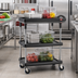 Thumbnail image #2 for Metro myCart Plus Series 3-Shelf Adjustable-Height Polymer Utility Cart