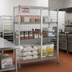 Thumbnail image #2 for Metro Super Erecta qwikSLOT Stationary Chrome-Plated Wire Security Cage