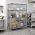 Thumbnail image #2 for Metro Super Erecta qwikSLOT Stationary Chrome-Plated Wire Security Cage