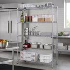 Thumbnail image #2 for Quantum WR63-2136S-5 5-Shelf 304 Stainless Steel Wire Shelving Starter Unit, 36"W x 21"D x 63"H