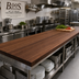 Thumbnail image #2 for John Boos Boos Block 84-Inch x 27-Inch Full-Length Edge Grain American Black Walnut Kitchen Countertop with Varnique Finish