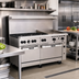 Thumbnail image #2 for Vulcan Endurance Quick Ship 60-Inch Natural Gas Restaurant Range with 6 Open Burners, 24-Inch Manual Griddle and 2 Standard Ovens