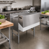 Thumbnail image #2 for John Boos Double 36-Inch Speed Rail Locking Cover, 18/300 Stainless Steel