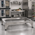 Thumbnail image #2 for RATIONAL UG I Stationary Low Open Stainless Steel Oven Stand for Combi-Duo SCC 61/CMP 61
