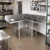 Thumbnail image #2 for John Boos Pro-Bowl 3-Compartment Stainless Steel Corner Sink with Dual Drainboards