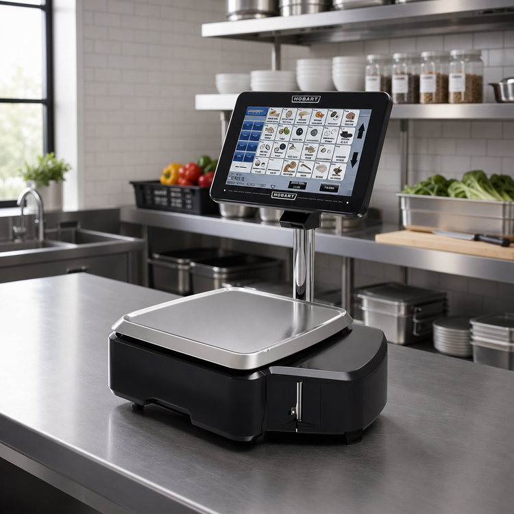 Product image #2 for Hobart Weigh/Wrap HTI-SSLS Self-Service Digital Price Computing Scale with 14-Inch Touch Screen and 14 x 15 Inch Platter