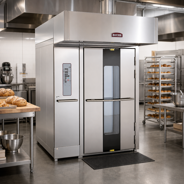 Product image #2 for Baxter Energy-Efficient Rotating Double-Rack Gas Oven with Programmable Digital Controls
