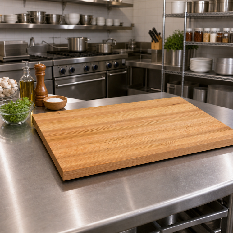 Product image #2 for Appalachian Red Oak Kitchen Countertop, Edge Grain, 30 x 25 x 1-1/2 Inches, Varnique Finish