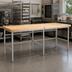 Thumbnail image #2 for John Boos Baker's Table Frame for 48 x 36 Inch Wood Top with Bin Stops and Guides