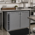 Thumbnail image #2 for Glastender F1SL44 One-Zone Side-Serviced Low-Profile 44-Inch Wide Two-Section Glass Froster