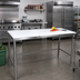 Thumbnail image #2 for John Boos 60-Inch x 30-Inch Trimming Table with 3/4-Inch Reversible Poly Top