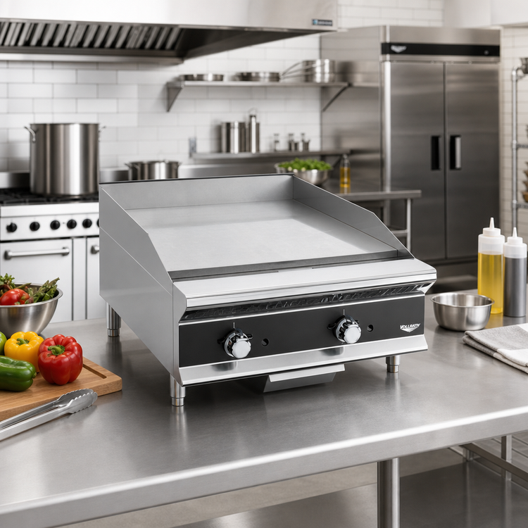 Product image #2 for Vollrath Medium-Duty Thermostatic Gas Griddle, 36-Inch Countertop