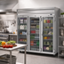 Thumbnail image #2 for Beverage-Air Horizon Series Three-Section Glass Door Reach-In Refrigerator, 71.52 Cu. Ft.