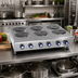 Thumbnail image #2 for 36-Inch Electric Countertop Hot Plate with 6 Round Plate Elements and Solid Top
