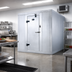 Thumbnail image #2 for AmeriKooler Outdoor Quick Ship Walk-In Freezer with Aluminum Floor and Bohn Remote R-448A Refrigeration, 6' x 12' x 7'7