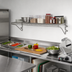 Thumbnail image #2 for Eagle Snap-n-Slide 48-Inch x 12-Inch Wall-Mounted Wire Shelf, Pewter Gray Epoxy
