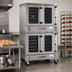 Thumbnail image #2 for Southbend Platinum Double Deck Bakery-Depth Electric Convection Oven with Standard Controls and Dependent Glass Doors