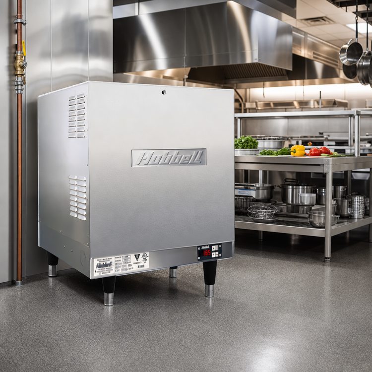 Product image #2 for Hubbell J1640 Electric Booster Heater, 16-Gallon Stainless Steel Tank, 40.5 kW