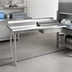 Thumbnail image #2 for Eagle Group Straight Soiled Dish Table with Left-to-Right Operation, 30 x 30 Inch, and 20 x 20 x 5 Inch Pre-Rinse Sink