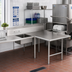 Thumbnail image #2 for John Boos Pro-Bowl L-Shaped Soiled Landing Dishtable with 20