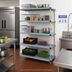 Thumbnail image #2 for MetroMax Q 5-Shelf Add-On Polymer/Wire Shelving Unit, 42