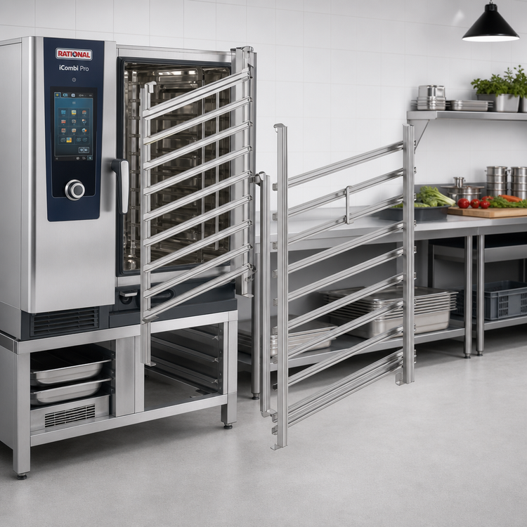 Product image #2 for RATIONAL Hinging and Removable Rack Type 102 for 10 x 2/1 GN Containers