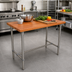 Thumbnail image #2 for John Boos Cucina Classico 48 x 30 x 40 Inch Island Work Table with Edge Grain American Cherry Top