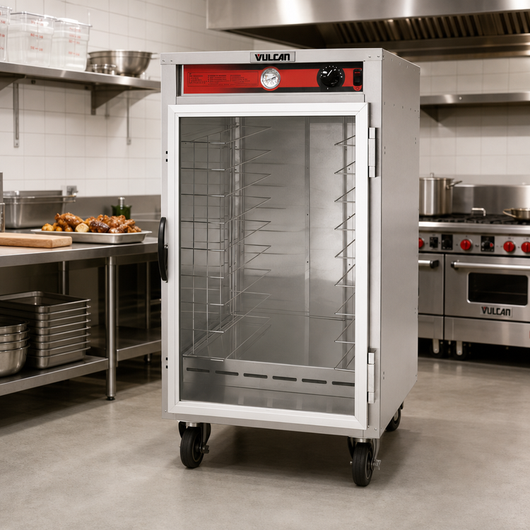 Product image #2 for Vulcan VHFA9 Mobile Non-Insulated Heated Holding Cabinet, 9 Pan Capacity