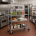 Thumbnail image #2 for Metro Super Erecta 4-Shelf Wire Stem Caster Cart, 48 x 24 x 69 Inches