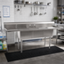 Thumbnail image #2 for Eagle Group BlendPort BPFE Series 59-Inch Wide 3-Compartment Sink, 18