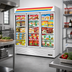 Thumbnail image #2 for True GDM-72F-HC~TSL01 3-Section Glass Door Freezer Merchandiser, Self-Contained Bottom-Mount, White