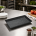 Thumbnail image #2 for American Metalcraft Black Faux Slate Melamine Rectangular Serving Tray