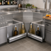 Thumbnail image #2 for Advance Tabco Prestige 20-Inch 90° Inside Corner Underbar Filler with Perforated Drainboard Top