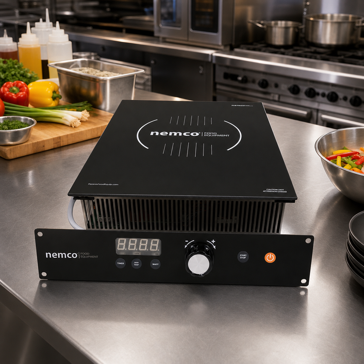 Product image #2 for DIPO Induction 2.6 kW Single-Burner Drop-In Commercial Induction Range with Separately Mounted Digital Controls