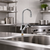 Thumbnail image #2 for Fisher 30100 Deck-Mount Single-Hole Manual Faucet with 6-Inch Swing Spout