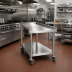 Thumbnail image #2 for Imperial (Middleby) Steakhouse IABT-48 48-Inch Stainless Steel Equipment Stand with Open Base, Undershelf and Legs