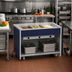 Thumbnail image #2 for Atlas Metal INFIH-OT-2 Mobile Hot Food Unit with 2 Wells