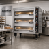 Thumbnail image #2 for BakeMax Triple Deck Electric Artisan Stone Deck Oven, 4-Pan Wide
