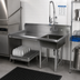 Thumbnail image #2 for John Boos Straight Soiled Undercounter Dishtable with Right-to-Left Operation and Integrated Pre-Rinse Sink