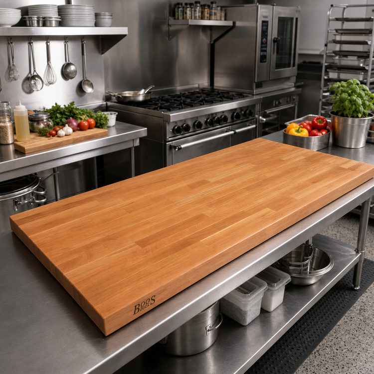 Product image #2 for John Boos Boos Block American Cherry Edge Grain Kitchen Countertop, 72 x 25 x 1-1/2 Inch, Penetrating Oil Finish