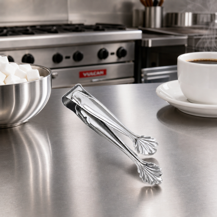 Product image #2 for American Metalcraft 4-Inch Stainless Steel Sugar Tongs