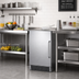 Thumbnail image #3 for Summit Commercial Front-Breathing Automatic Undercounter Air-Cooled Cube Ice Maker with 25 lb Bin, 50 lb/Day Production