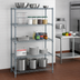 Thumbnail image #2 for Quantum 30 x 21 x 63-Inch 5-Shelf Stationary Wire Shelving Starter Kit
