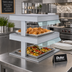 Thumbnail image #2 for Duke HotFrost HF64-2-HFL-HFL 64-Inch 2-Tier Drop-In Hot/Cold Shelf Merchandiser