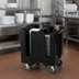 Thumbnail image #2 for Vollrath Traex Adjustable Square Dish Caddy for 9-5/8 to 10-5/8 Inch Plates/Bowls, 4-Stack, Black