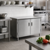Thumbnail image #2 for Spec-Master Stainless Steel Plate Cabinet with Hinged Doors, 48 x 18 Inches